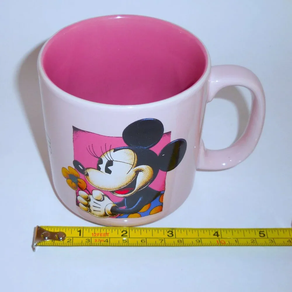 Disney Minnie Mouse Vintage Pink Coffee Mug